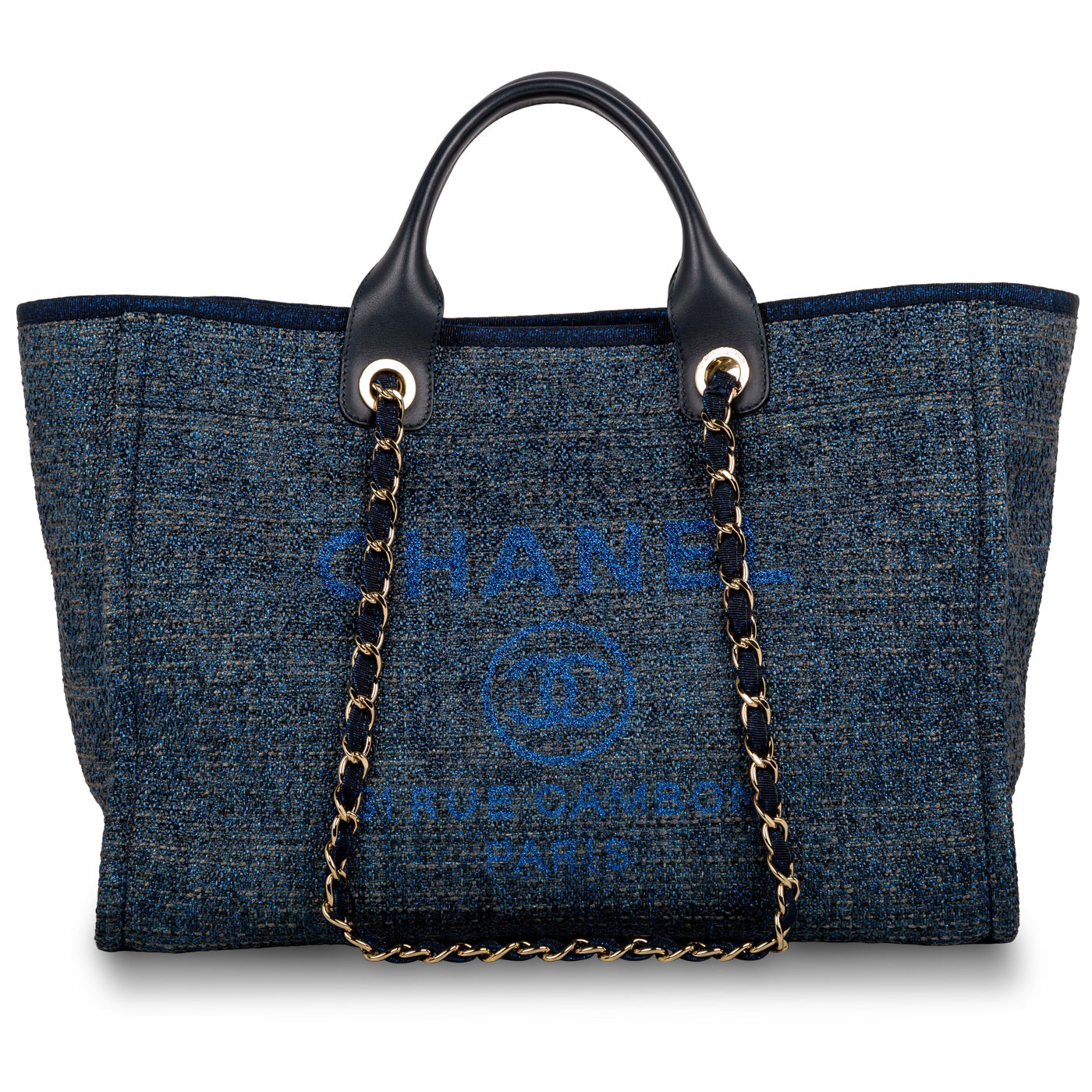 Chanel Deauville Tote Mixed Fabrics