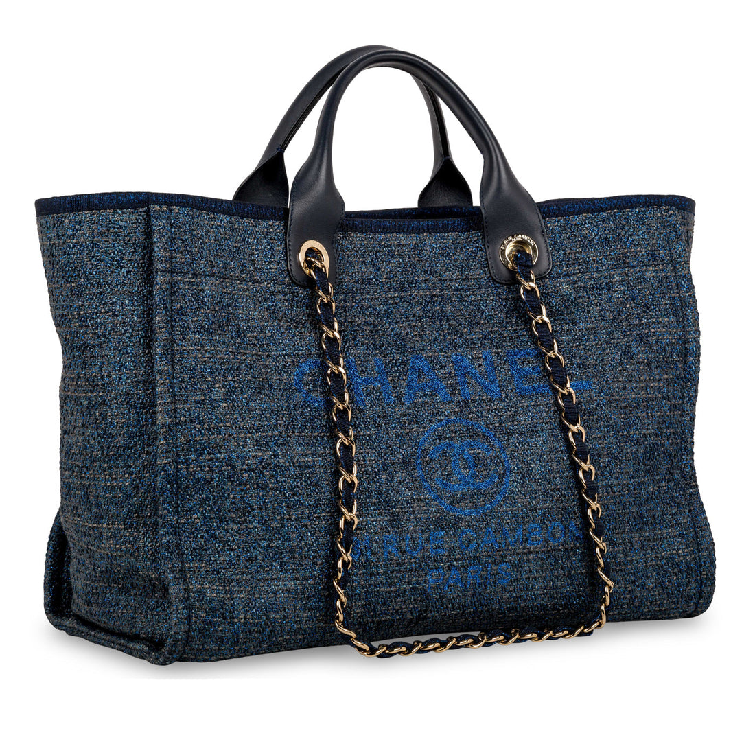 Chanel Deauville Tote Mixed Fabrics