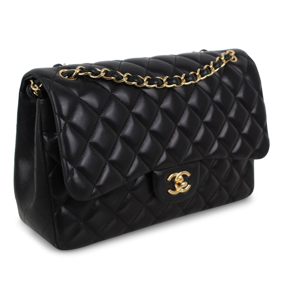 Chanel Classic Flap Bag Black Jumbo