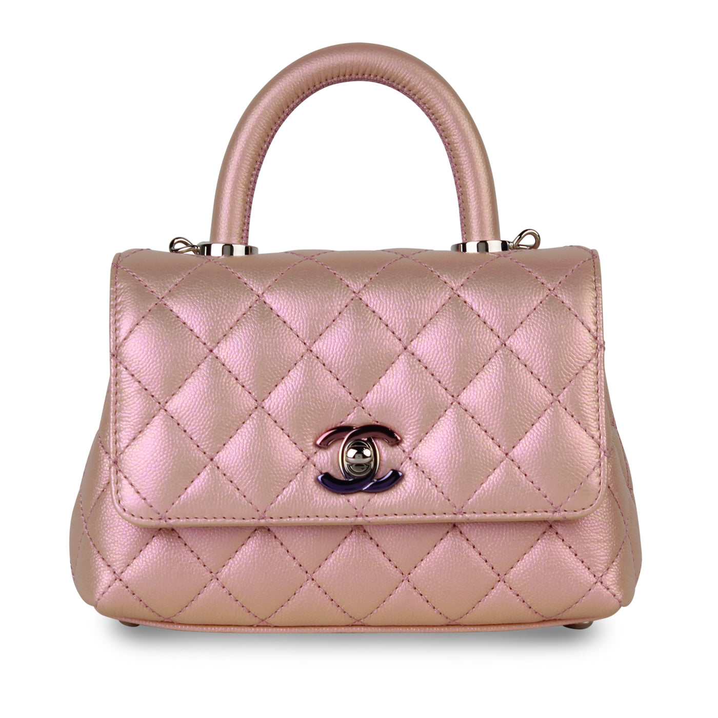 Chanel Mini Coco Handle Iridescent