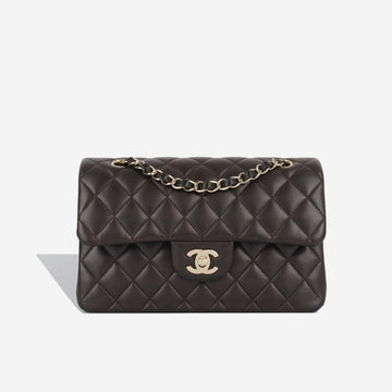 Chanel Small Classic Flap Bag Brown