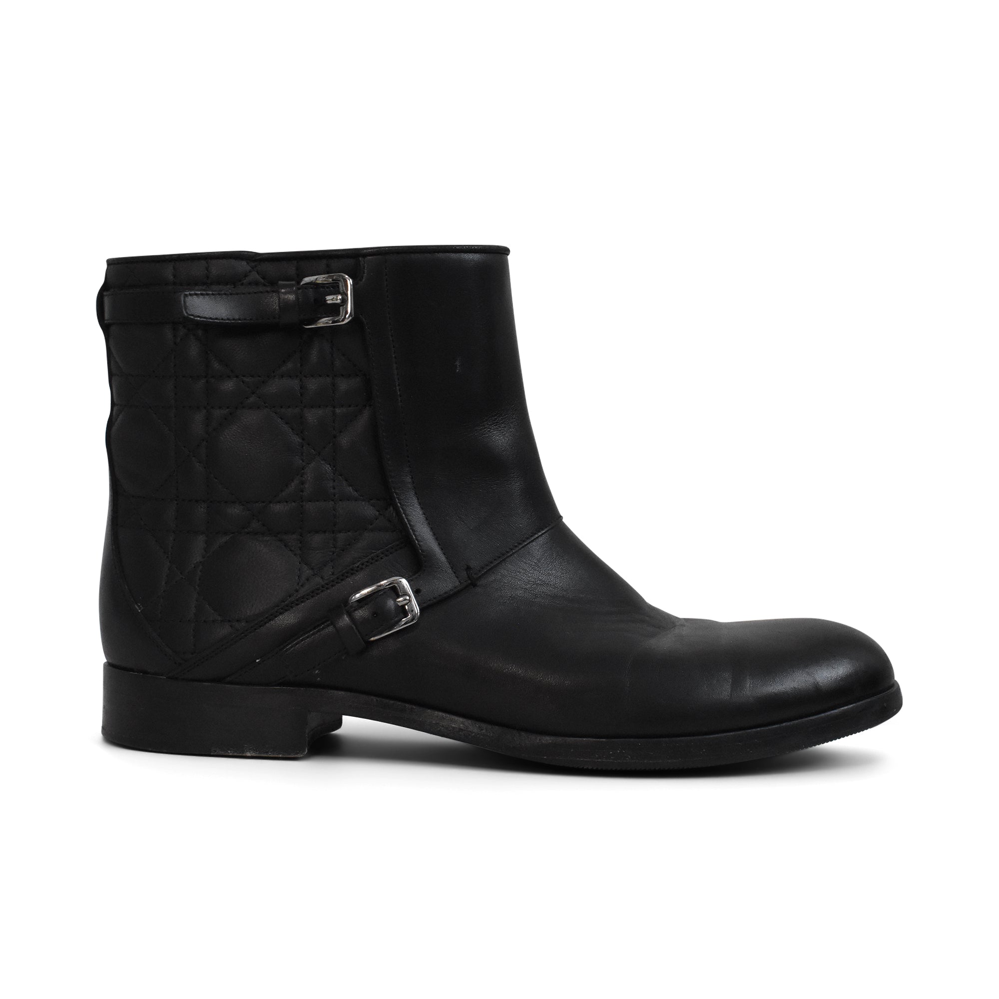 Christian Dior Cannage Quilt Ankle Boots - Women's 39
