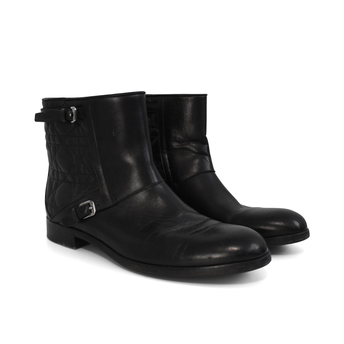 Christian Dior Cannage Quilt Ankle Boots - Women's 39