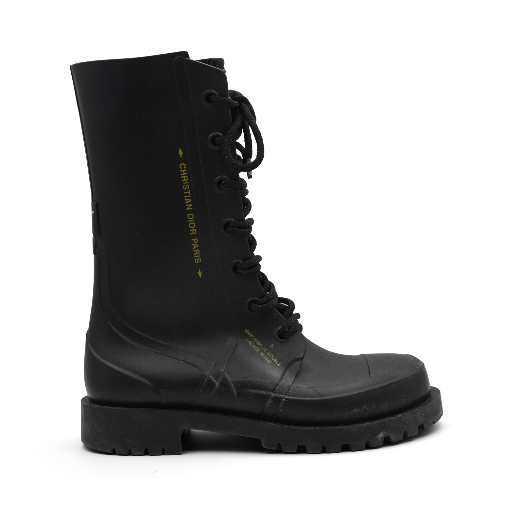 Christian Dior 'Dior Camp' Combat Boots - Women's 37