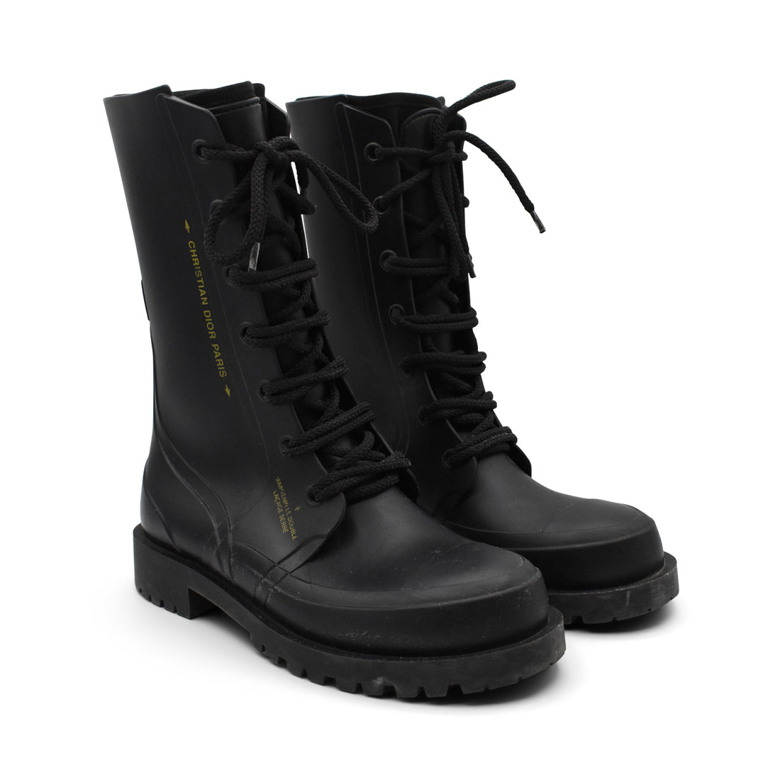 Christian Dior 'Dior Camp' Combat Boots - Women's 37