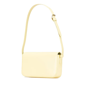 Celine Leather Triomphe Claude Shoulder Bag