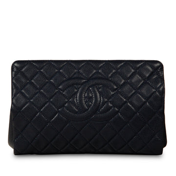 Chanel Classic CC Clutch Caviar