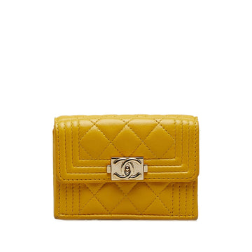 Chanel Boy Flap Compact Wallet (SHG-GimQKu)