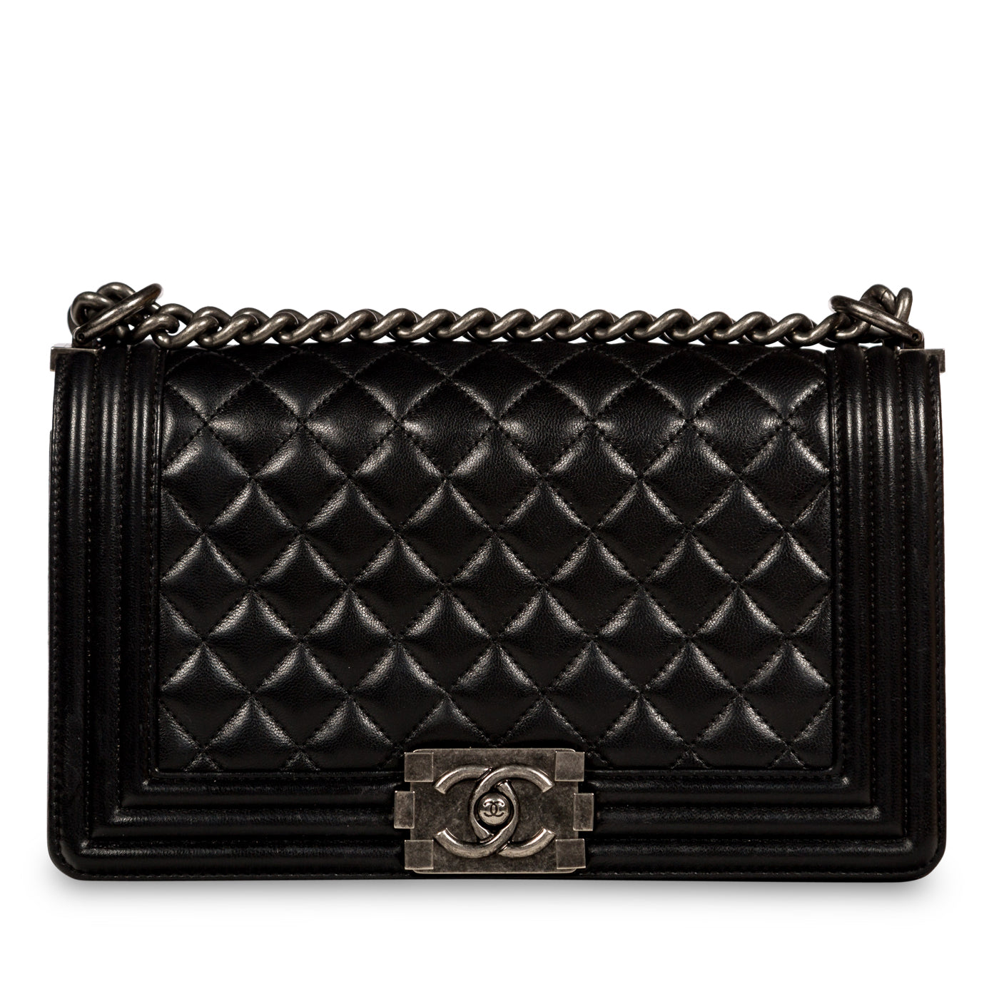 Chanel Boy Bag Old Medium Lambskin