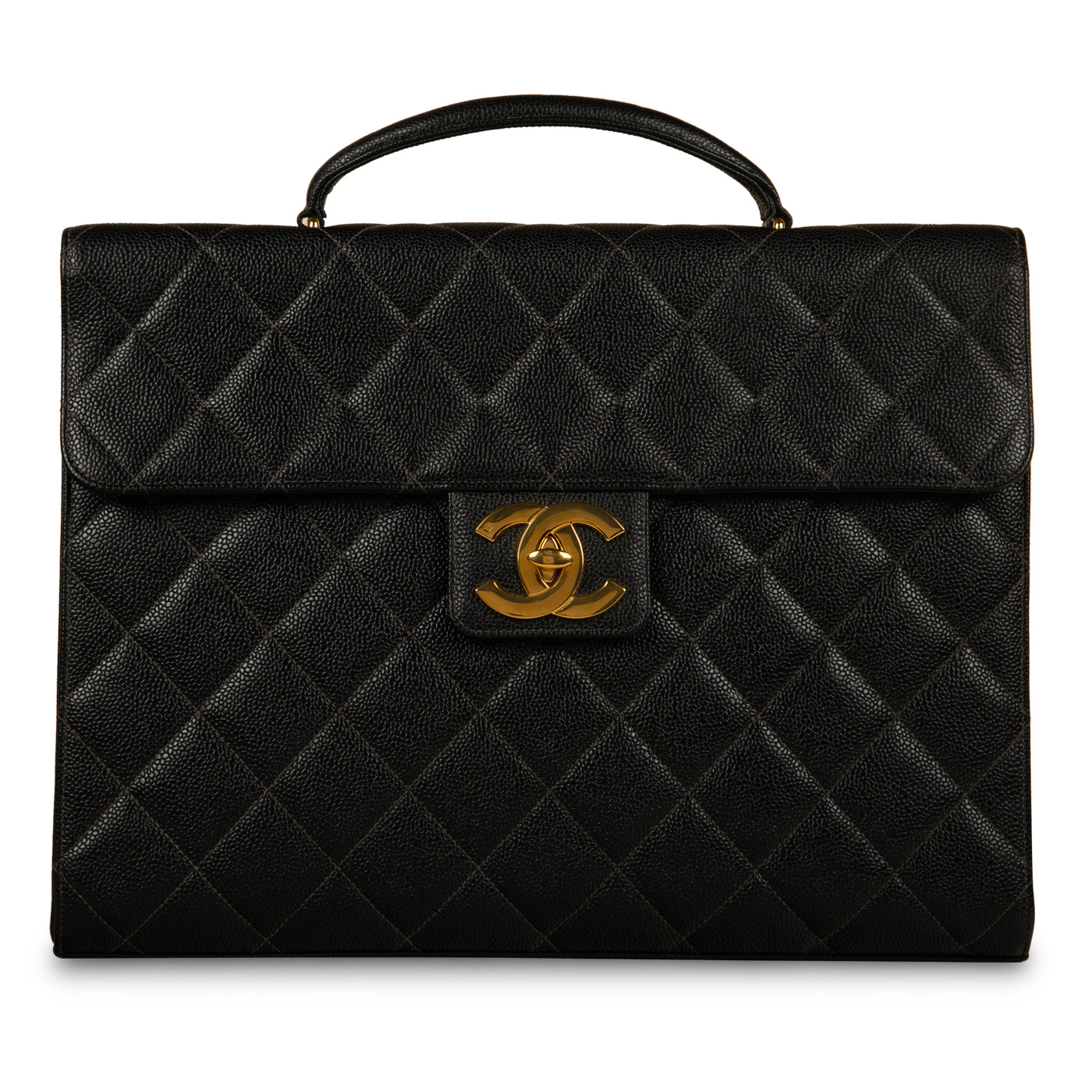 Chanel Vintage Caviar Briefcase