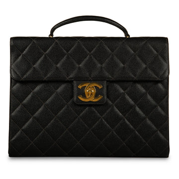 Chanel Vintage Caviar Briefcase
