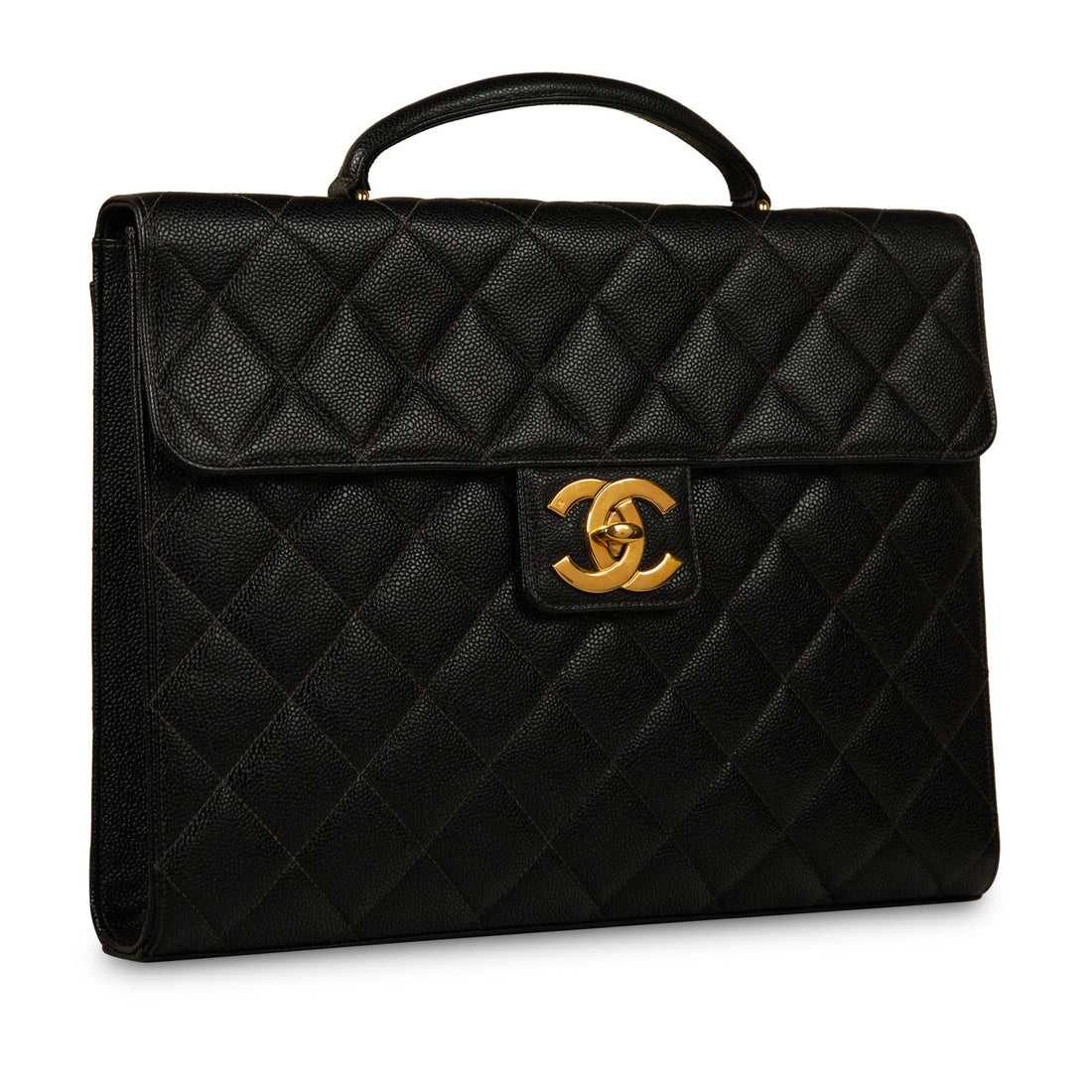 Chanel Vintage Caviar Briefcase