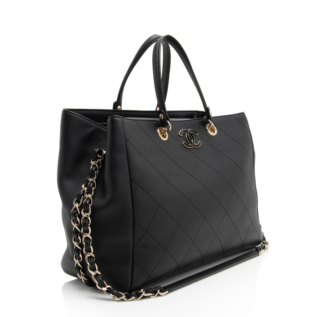 Chanel Bullskin Neo Soft Medium Shopping Tote (SHF-64NjCF)