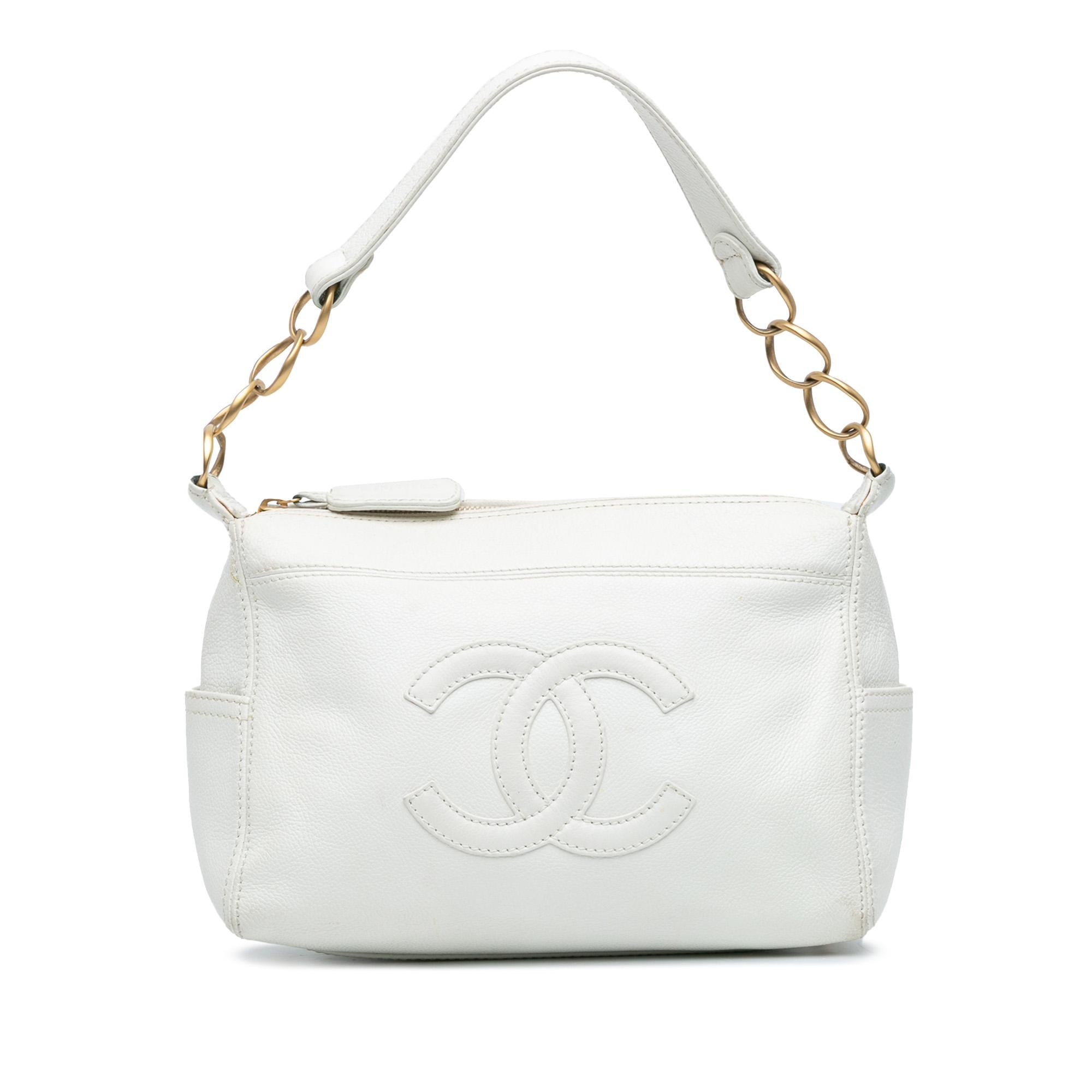 Chanel CC Calfskin Chain Shoulder Bag