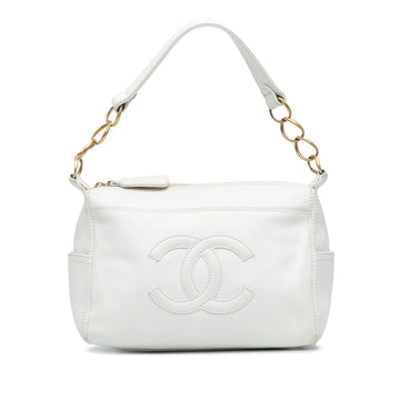 Chanel CC Calfskin Chain Shoulder Bag