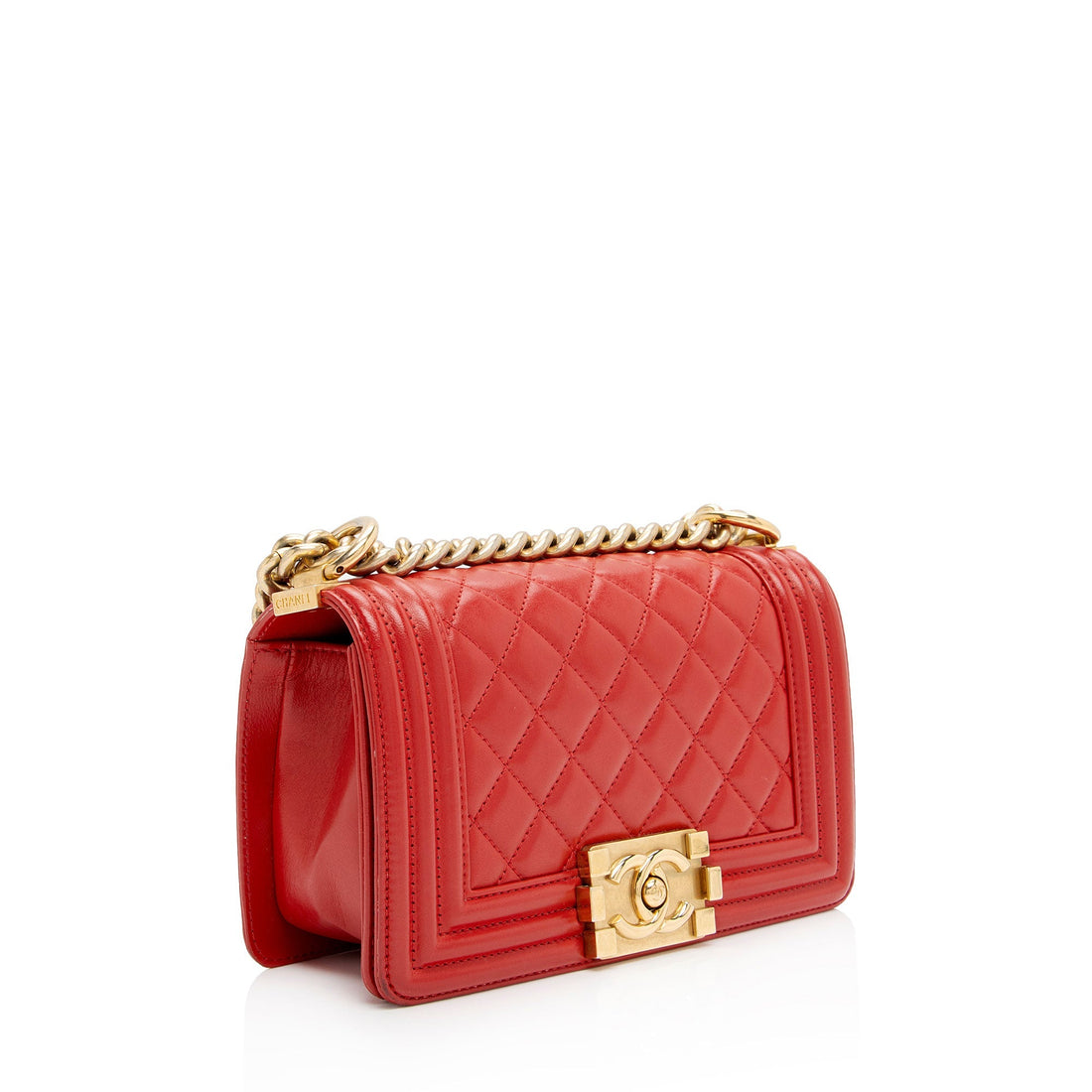 Chanel Calfskin Small Boy Bag (SHF-OJg065)