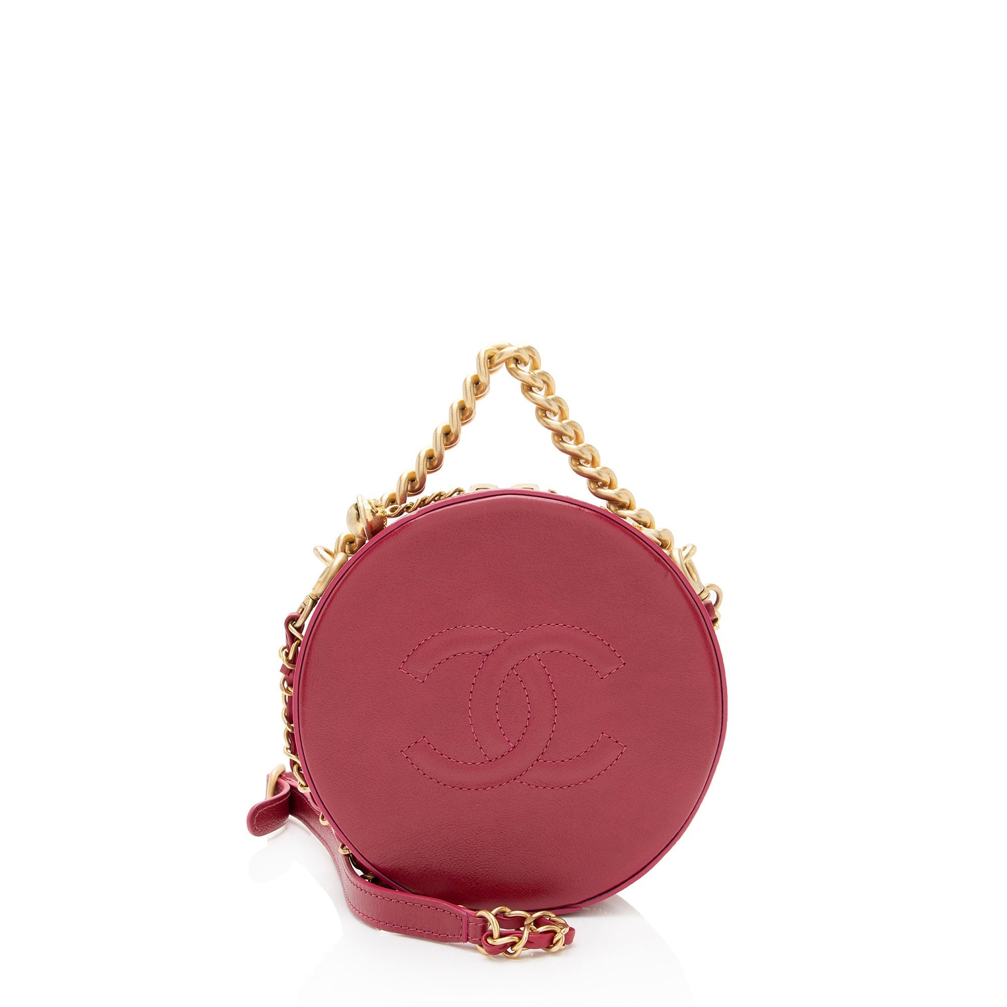 Chanel Calfskin Round As Earth Crossbody (SHF-9uV7Gd)