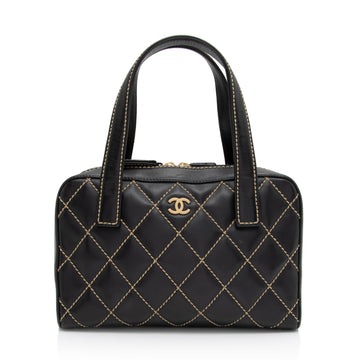 Chanel Calfskin Surpique Satchel (SHF-O6gojx)