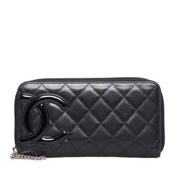 Chanel Cambon Ligne Zip Around Wallet (SHG-yMf4tk)