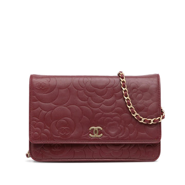 Chanel Camellia CC Wallet On Chain (SHG-HpTlgX)