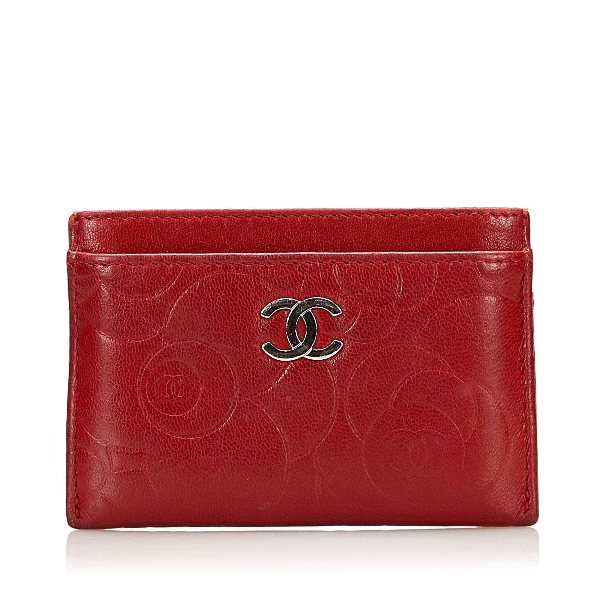 Chanel Camellia Card Holder (SHG-36027)