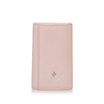 Chanel Camellia Leather Key Holder (SHG-27997)