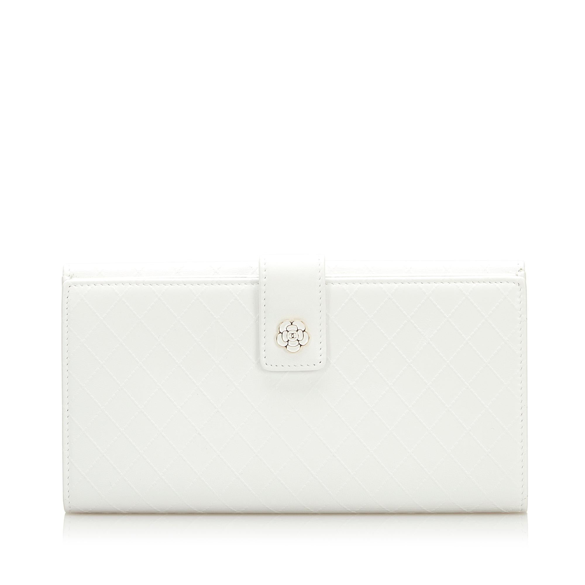 Chanel Camellia W Hook Long Wallet (SHG-BBwntC)