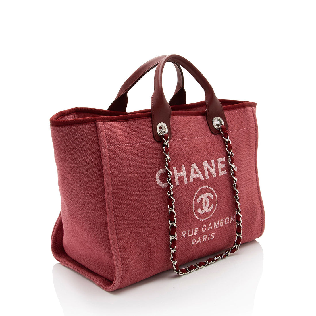 Chanel Canvas Deauville Medium Tote (SHF-UKkEwo)