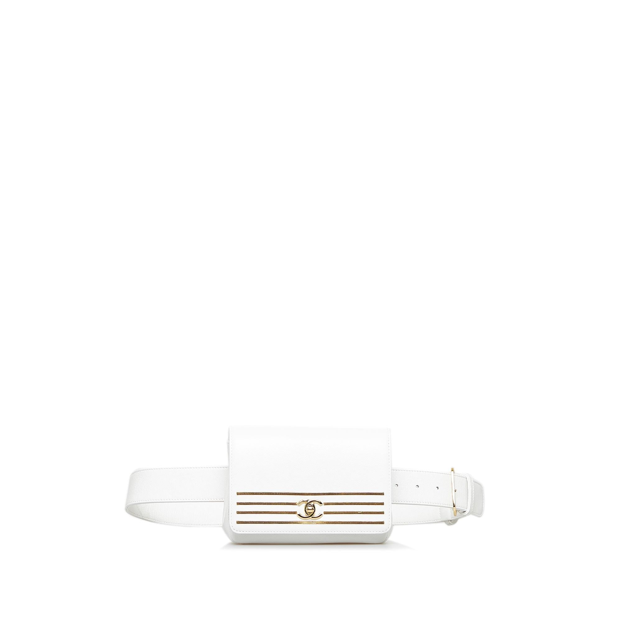 Chanel Captain Gold Belt Bag (SHG-0GZDuj)