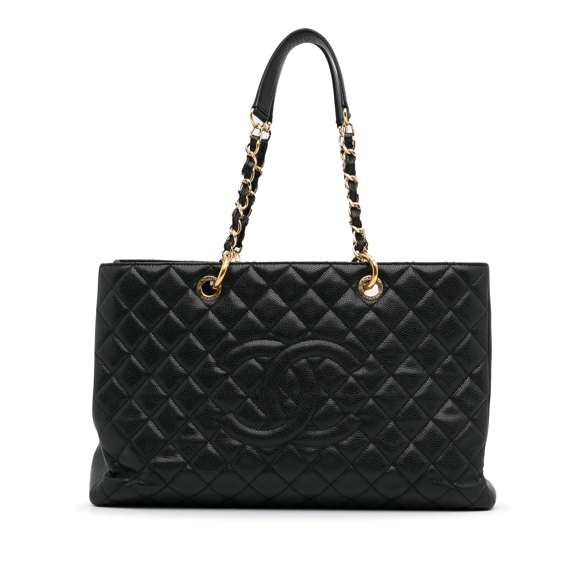 Chanel Caviar Grand Shopping Tote (SHG-w9qb9T)