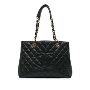 Chanel Caviar Grand Shopping Tote (SHG-V4QFSE)