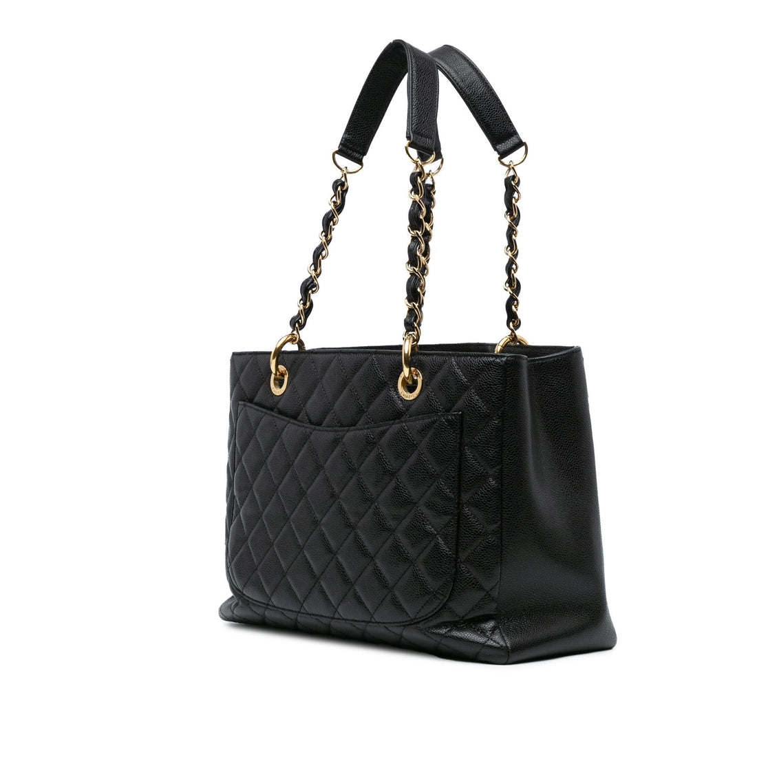Chanel Caviar Grand Shopping Tote (SHG-V4QFSE)