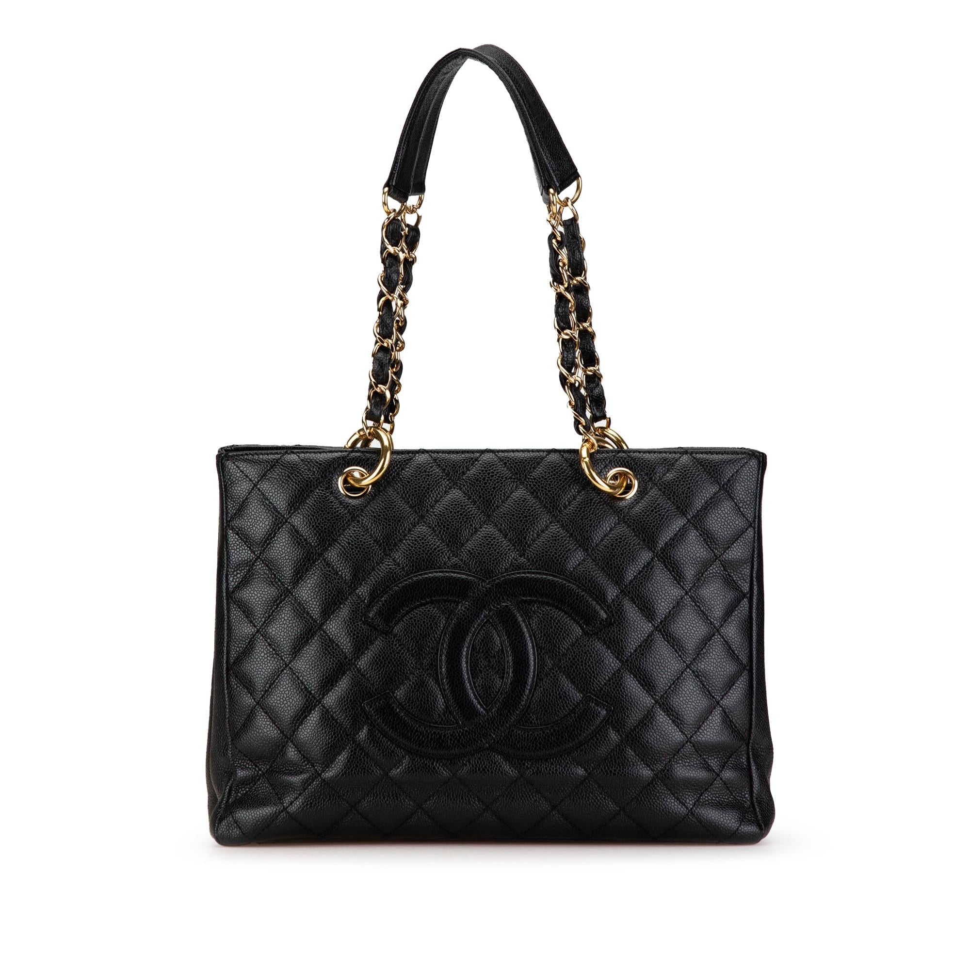 Chanel Caviar Grand Shopping Tote (SHG-1uuHP2)