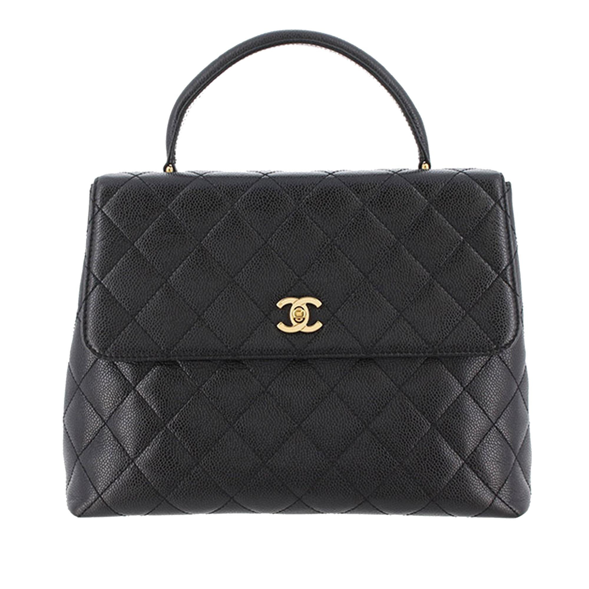 Chanel Caviar Kelly Top Handle (SHG-CmvHAK)