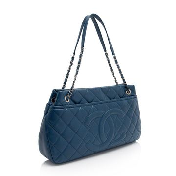 Chanel Caviar Leather CC Timeless Medium Shoulder Bag