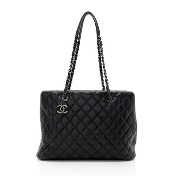 Chanel Caviar Leather City Shopping Tote (SHF-19914)