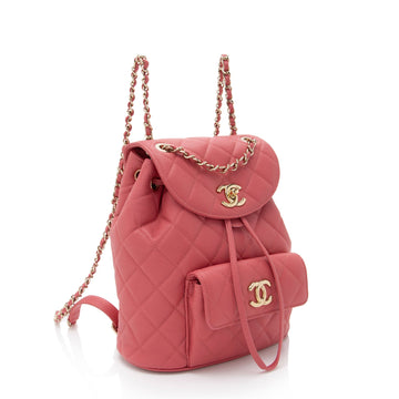 Chanel Caviar Leather Duma Small Backpack
