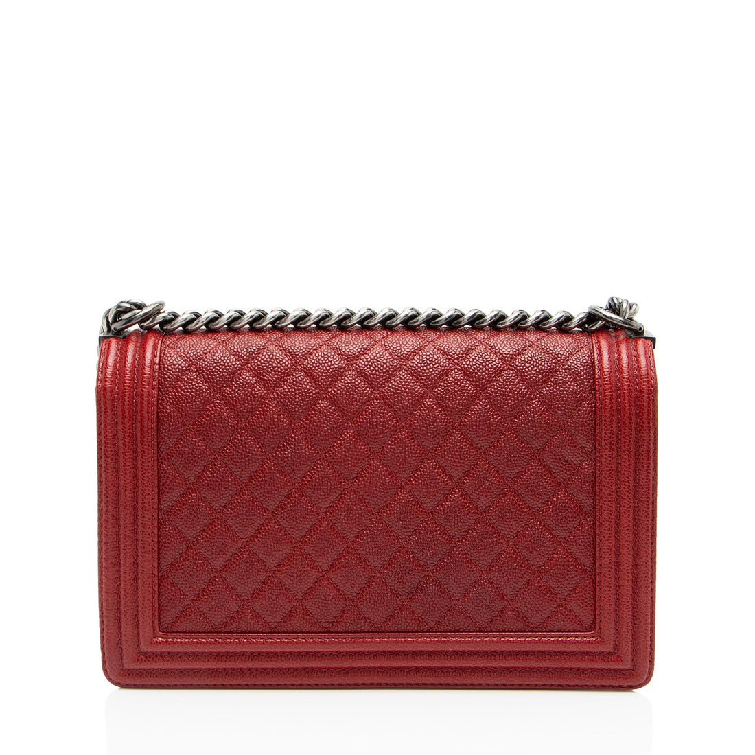 Chanel Caviar Leather New Medium Boy Bag