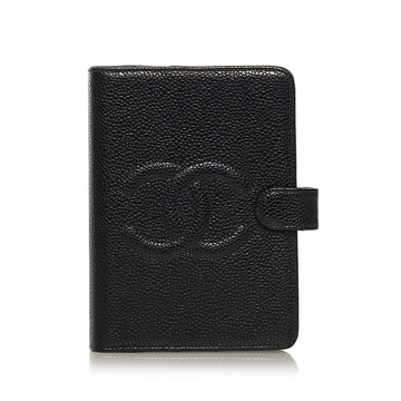 Chanel Caviar Leather Notebook Cover (SHG-34263)