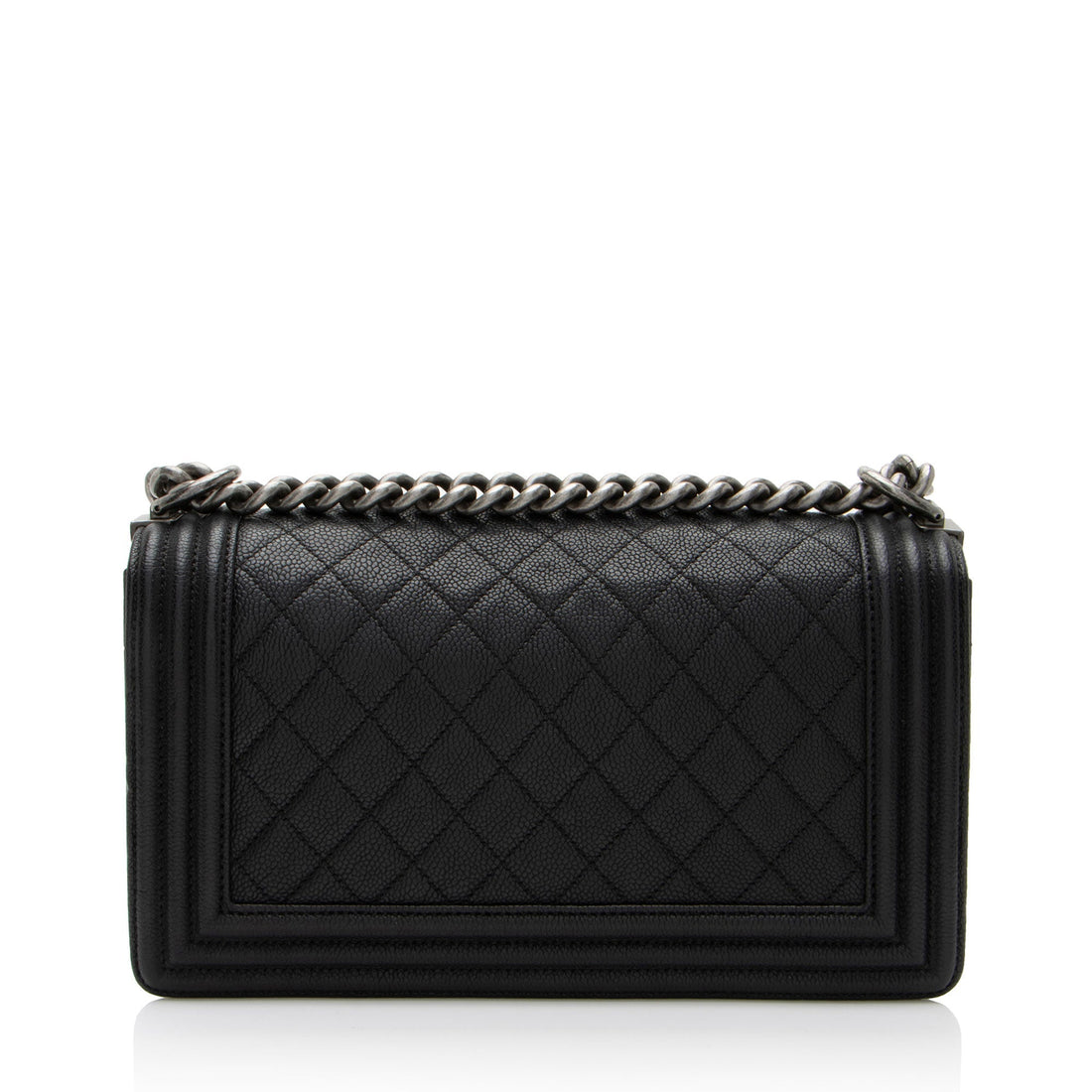 Chanel Caviar Leather Old Medium Boy Bag