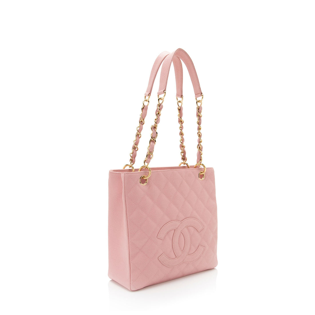 Chanel Caviar Leather Petite Shopping Tote (SHF-yT2Qvc)