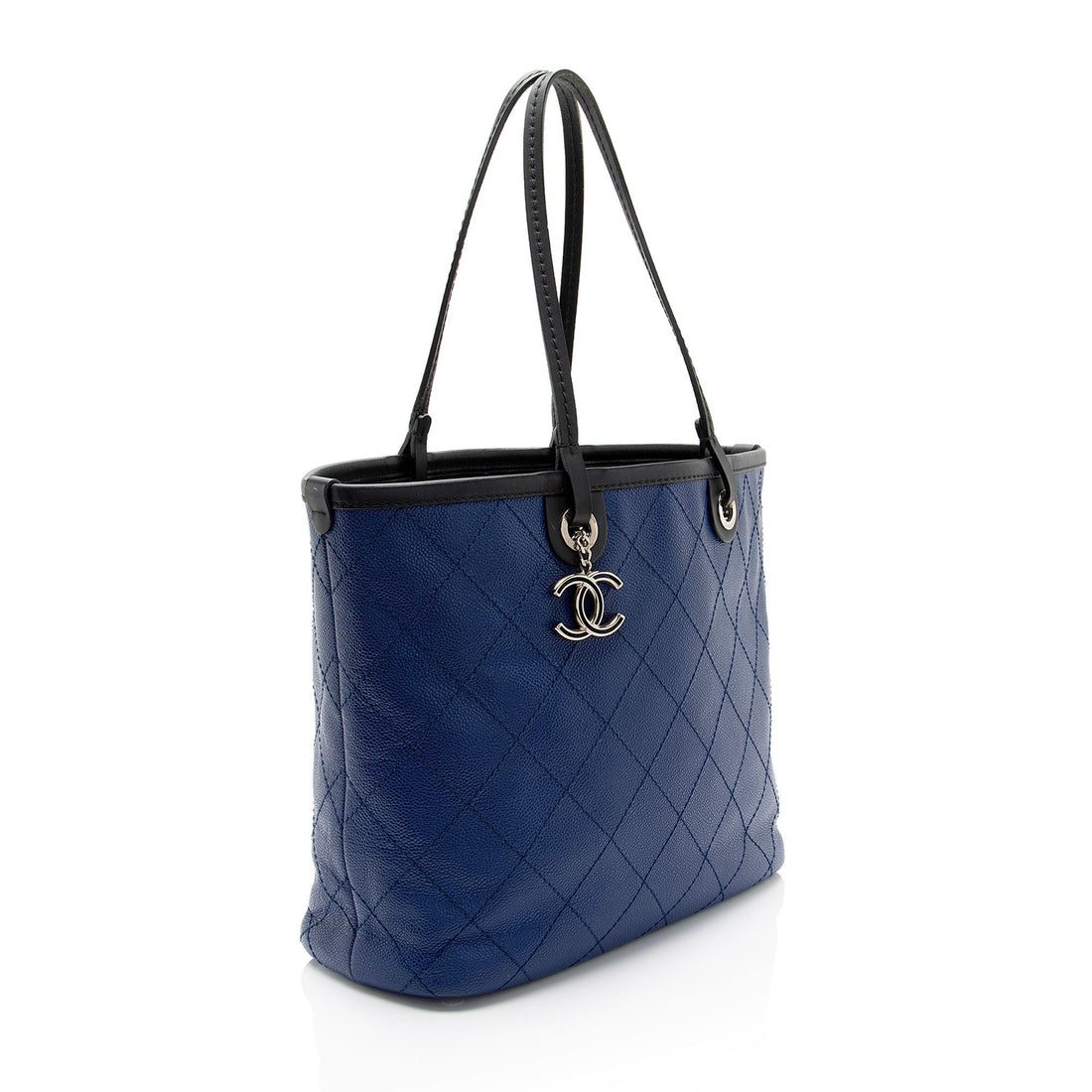 Chanel Caviar Leather Shopping Fever Small Tote (SHF-eVTnAx)