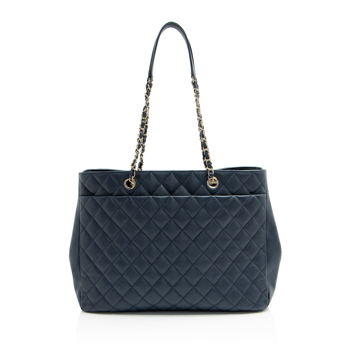 Chanel Caviar Leather CC Large Shopping Tote