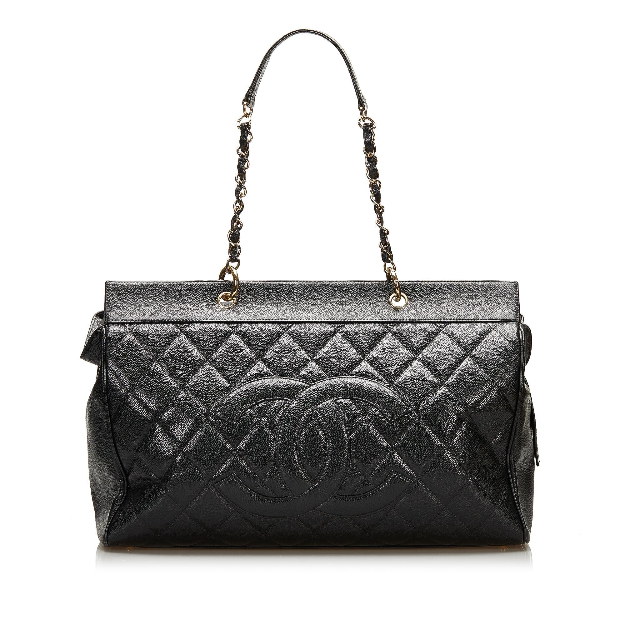 Chanel Caviar Leather Tote (SHG-35421)