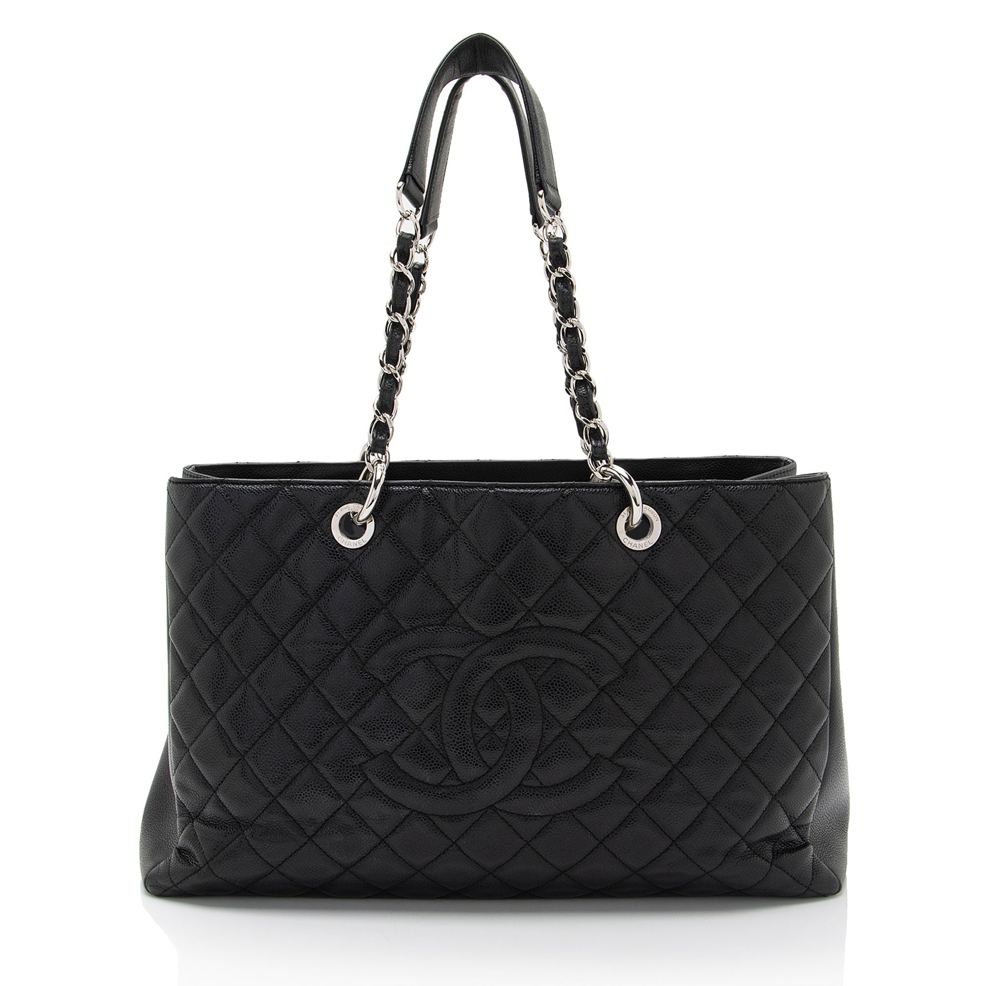 Chanel Caviar Leather XL Grand Shopping Tote (SHF-Bb5Ogy)