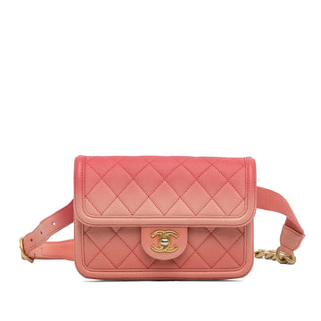 Chanel Caviar Sunset On The Sea Flap Belt Bag (SHG-lARDNa)