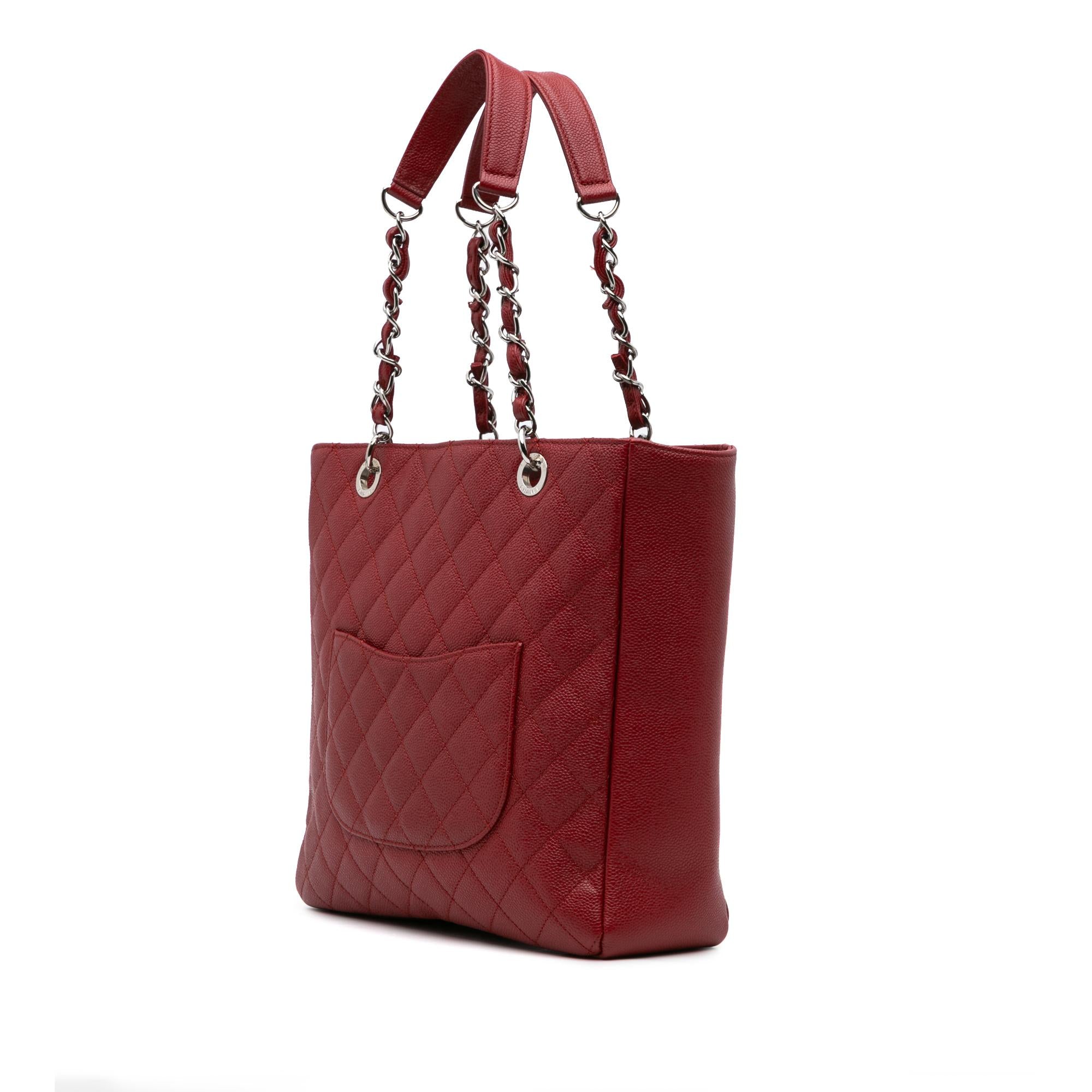 Chanel Caviar Vertical Grand Shopping Tote