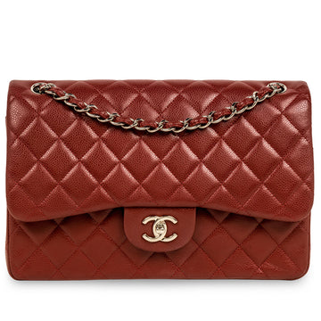 Chanel Classic Flap Bag Jumbo Caviar