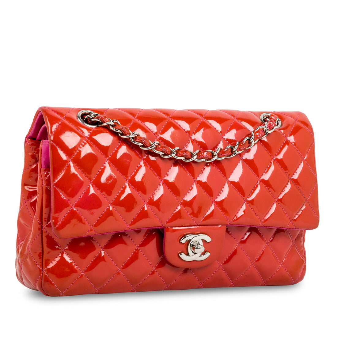 Chanel Classic Flap Bag Medium Patent