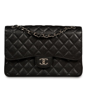 Chanel Classic Flap Bag Jumbo SHW